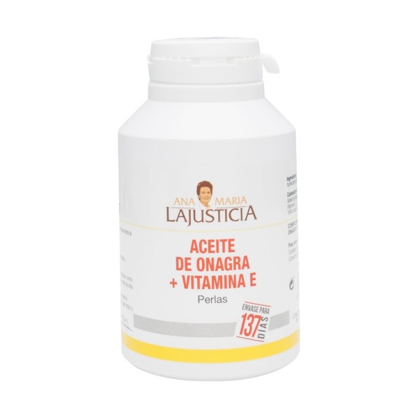 Aceite De Onagra Y Vitamina E 275 Perlas Lajusti