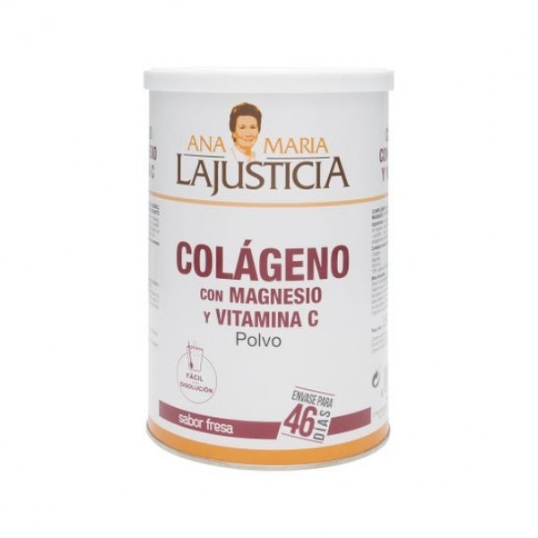 Colageno Magnesio Y Vitamina C Sabor Fresa 350g 