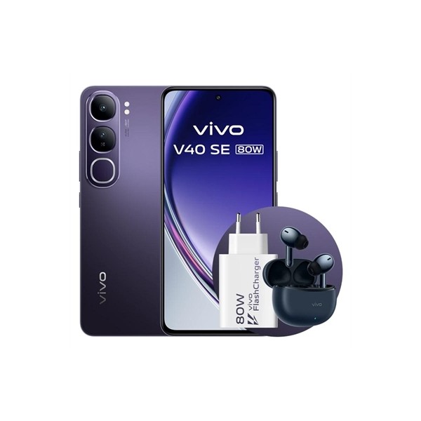 Vivo v40 se 80w 6.67" 8gb(+8) 256gb black bundle