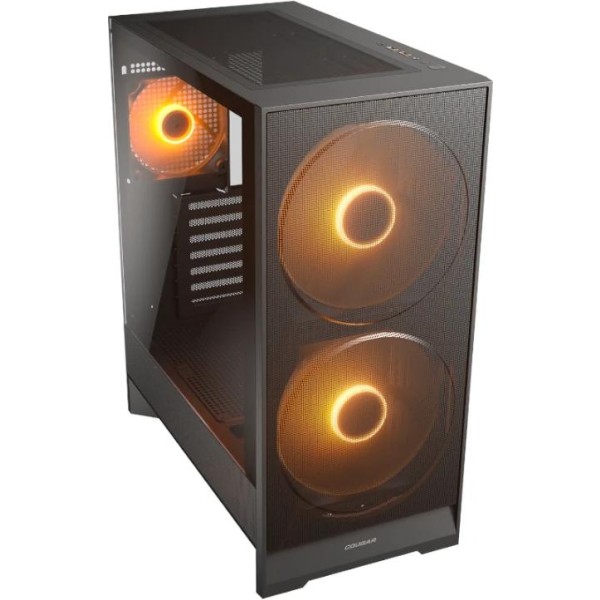 Cougar caja semitorre airface 180 black