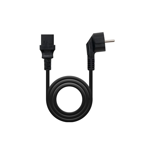 Nanocable cable alim. cpu, cee7/m-c13/h, negro, 5m
